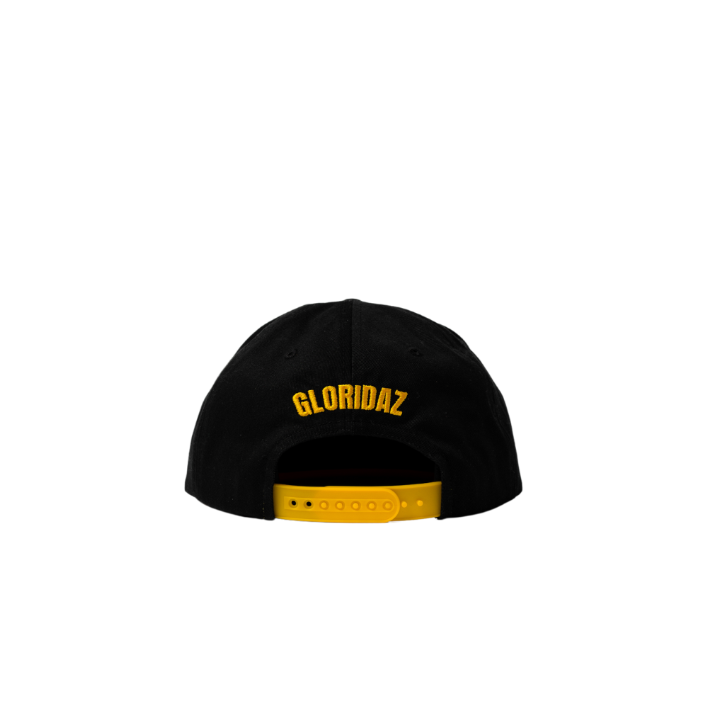 GLORIDAZ Black/Yellow Snapback Back