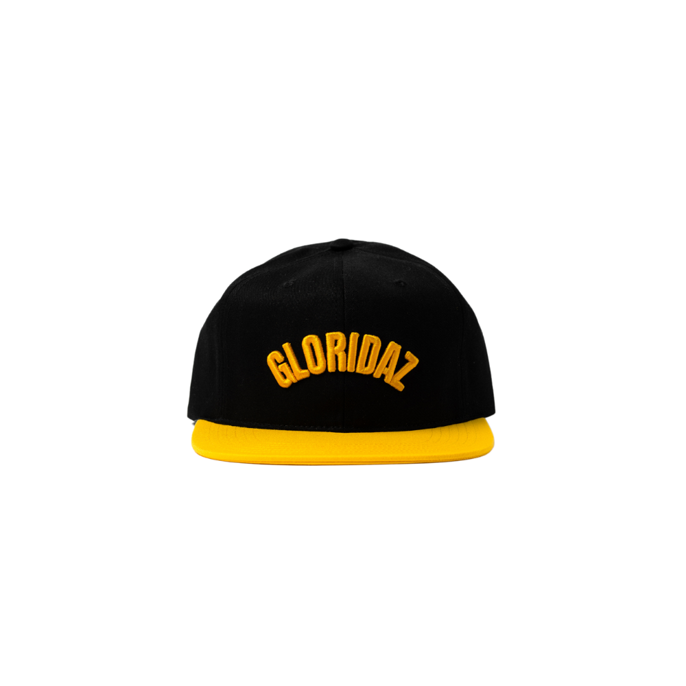 GLORIDAZ Black/Yellow Snapback Front